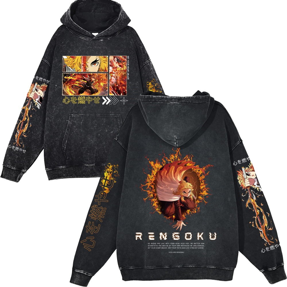 Demon Slayer 100% Cotton Anime Hoodie