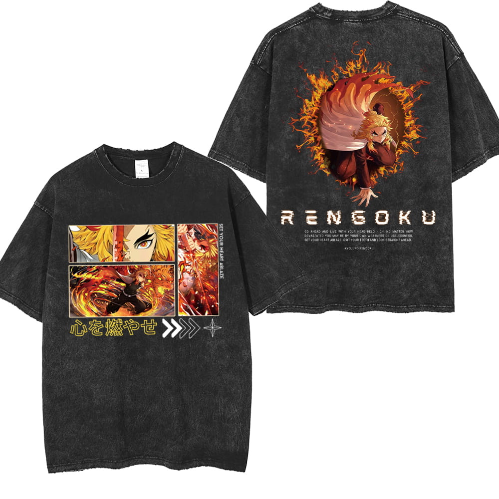 T-Shirt Anime DEMON SLAYER 100%