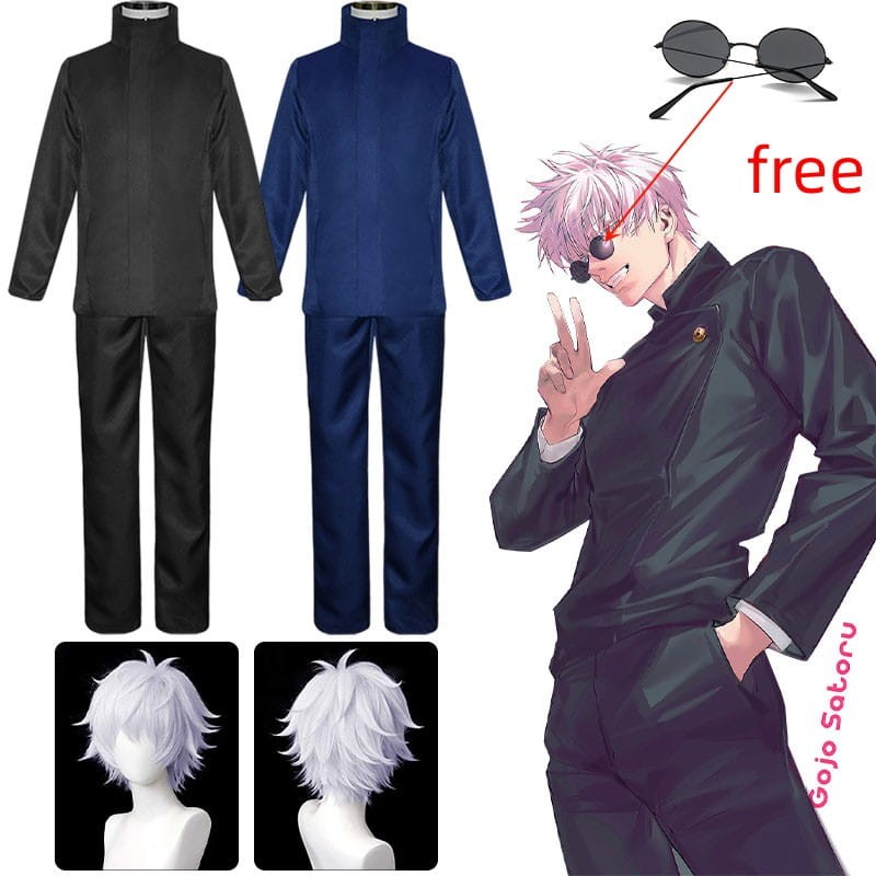 Cosplay Gojo Satoru Set Jujutsu Kaisen