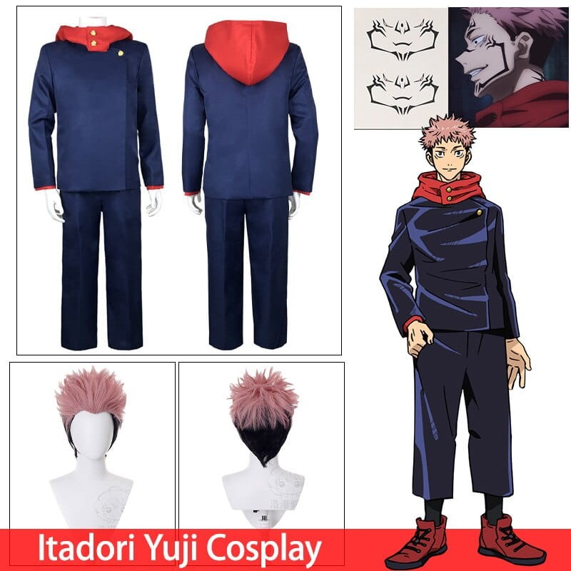 Cosplay Itadori Set Jujutsu Kaisen