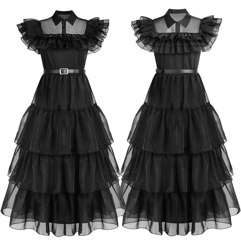Cosplay Wednesday Addams Set Halloween