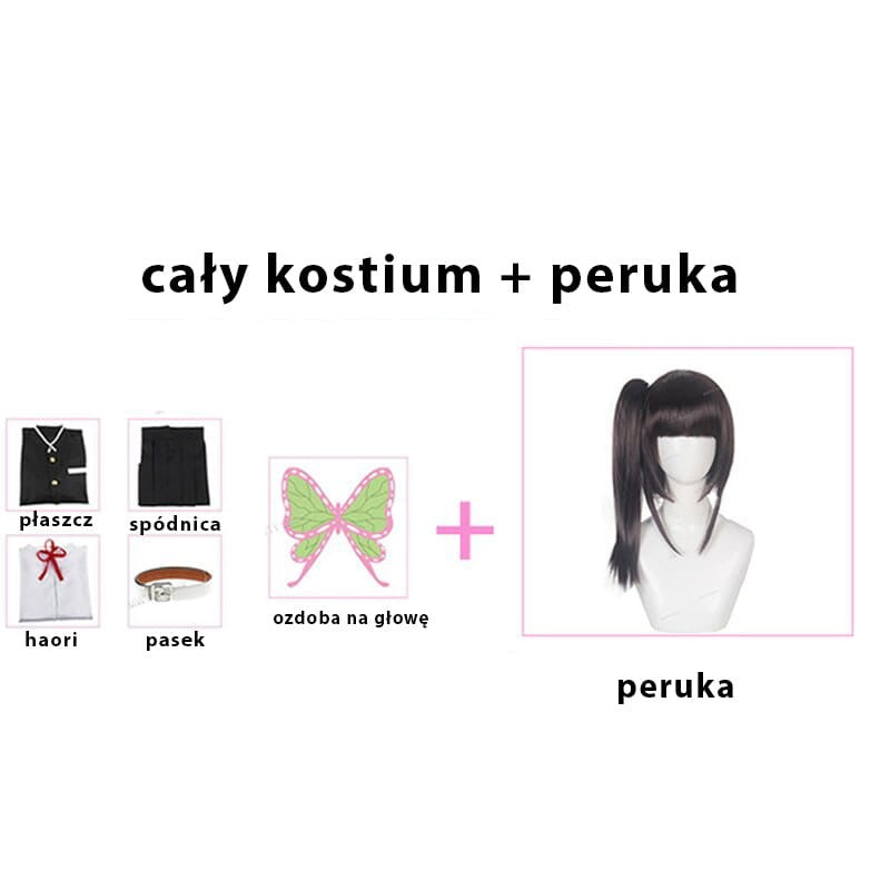 Cosplay Tsuyuri Kanao Set Demon Slayer