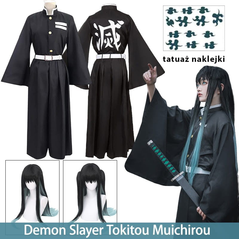 Cosplay Tokitou Muichirou Set Demon Slayer
