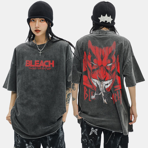 BLEACH 100% bawełniana koszulka anime