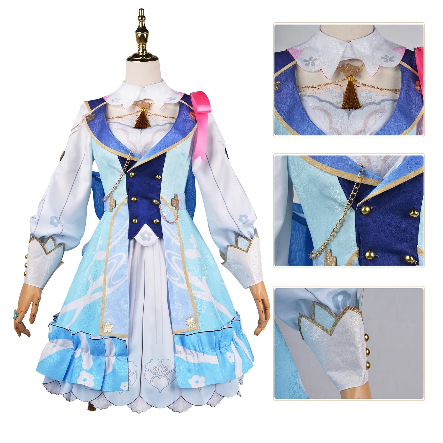 Cosplay Costume Kamisato Ayaka Set Genshin Impact Halloween