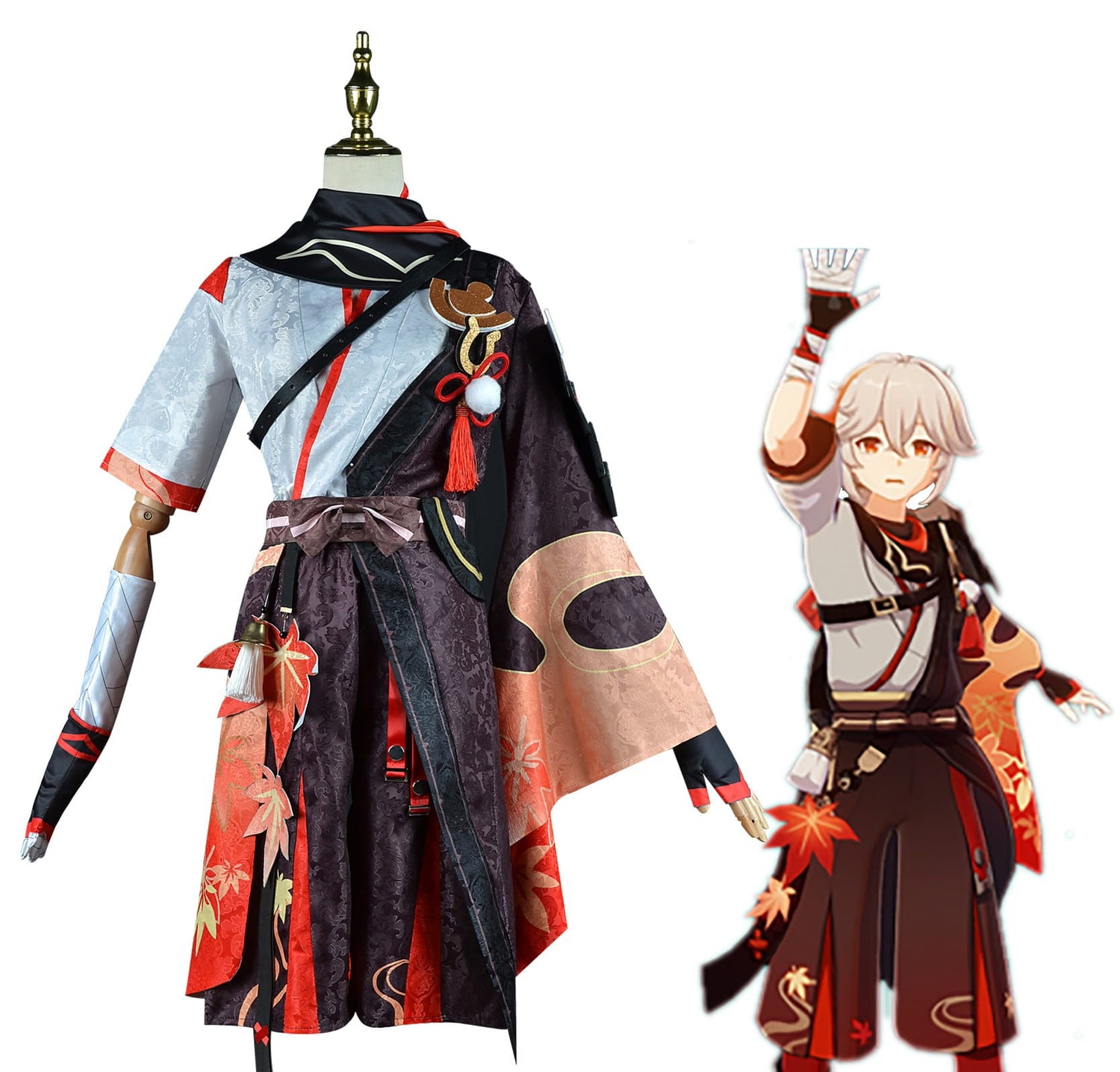 Cosplay Costume Kazuha Set Genshin Impact Halloween
