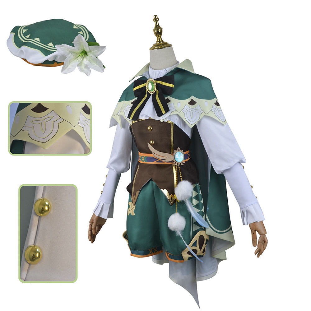 Cosplay Costume Venti Set Genshin Impact Halloween