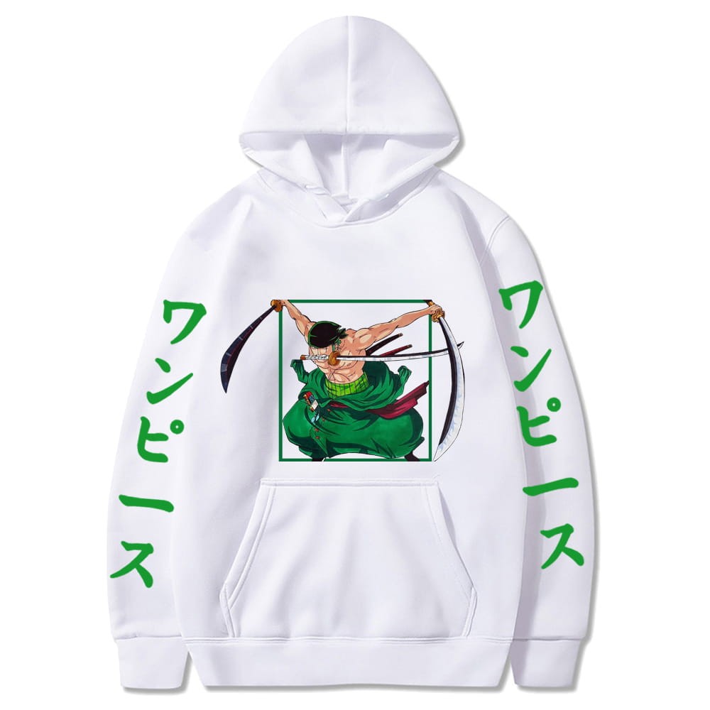 One Piece Roronoa Zoro Anime Cotton Hoodie