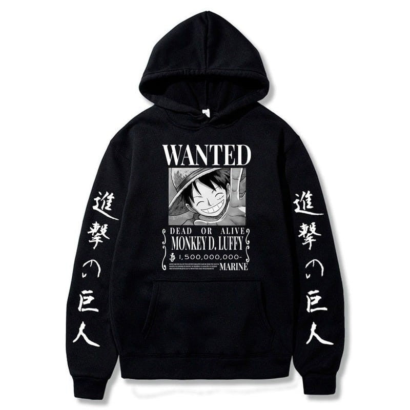 One Piece Monkey D.Luffy Anime Cotton Hoodie