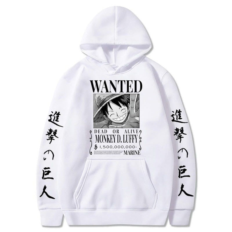 One Piece Monkey D.Luffy Anime Cotton Hoodie