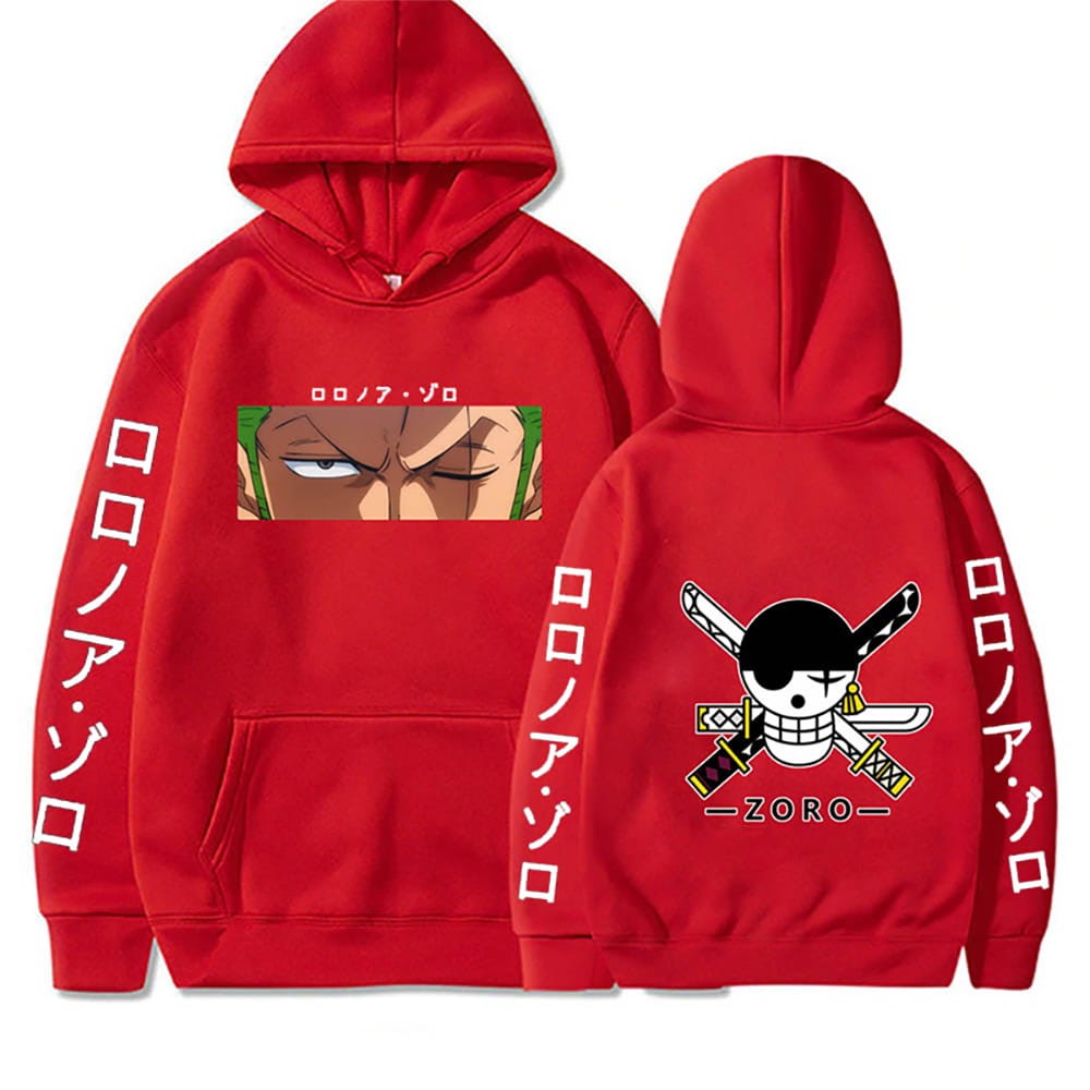 Anime Cotton Hoodie One Piece Roronoa Zoro