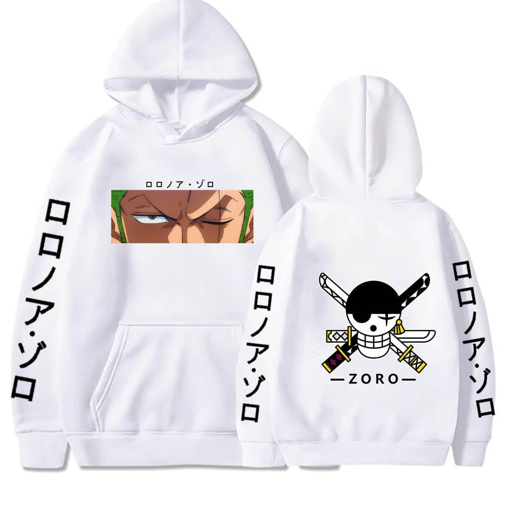 Anime Cotton Hoodie One Piece Roronoa Zoro