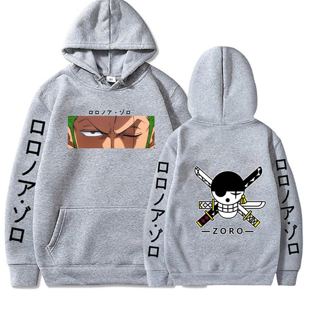 Anime Cotton Hoodie One Piece Roronoa Zoro