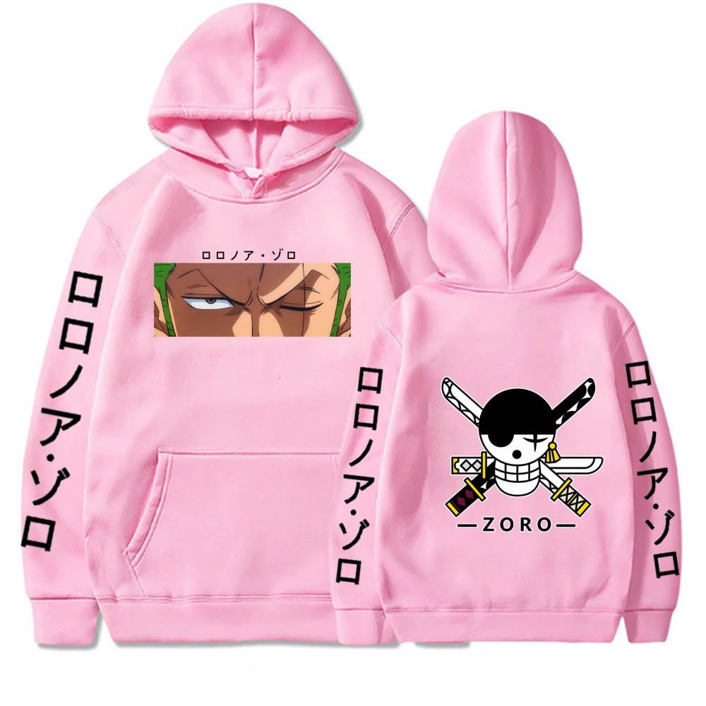 Anime Cotton Hoodie One Piece Roronoa Zoro