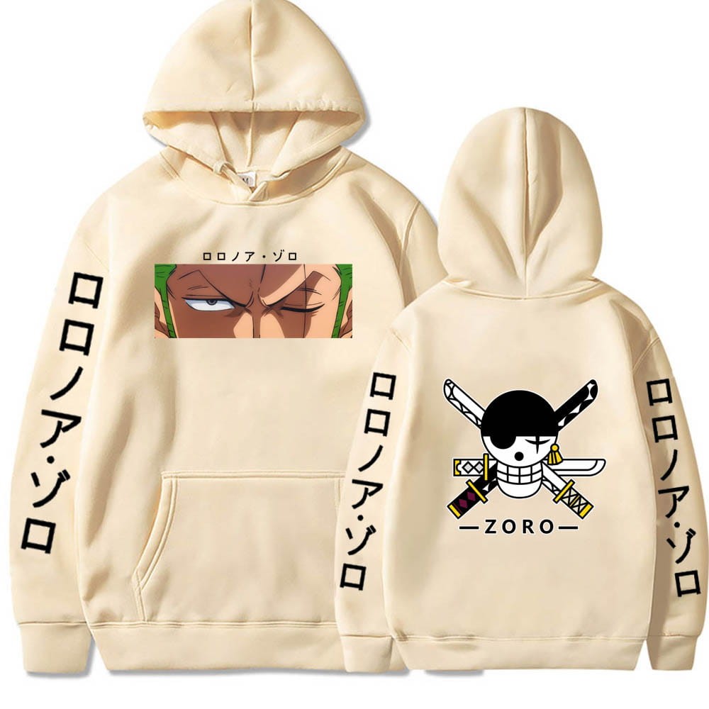 Anime Cotton Hoodie One Piece Roronoa Zoro