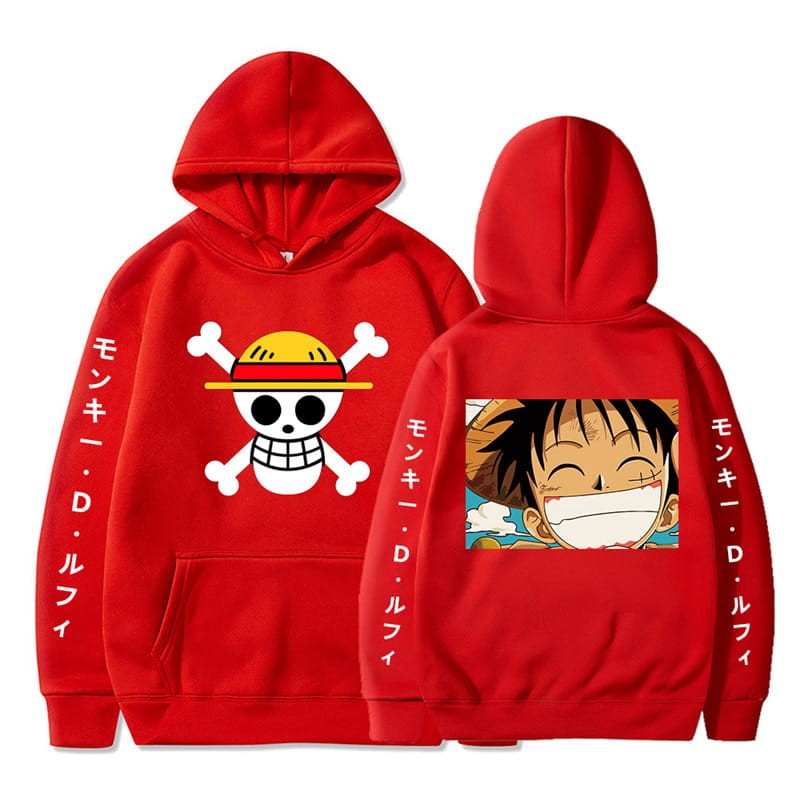 Anime Cotton Hoodie One Piece Monkey D.Luffy