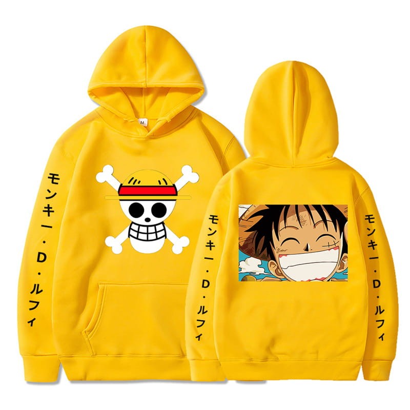 Anime Cotton Hoodie One Piece Monkey D.Luffy
