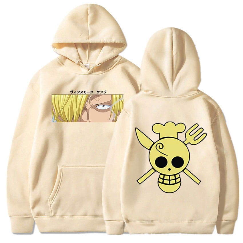 Anime Cotton Hoodie One Piece Sanji