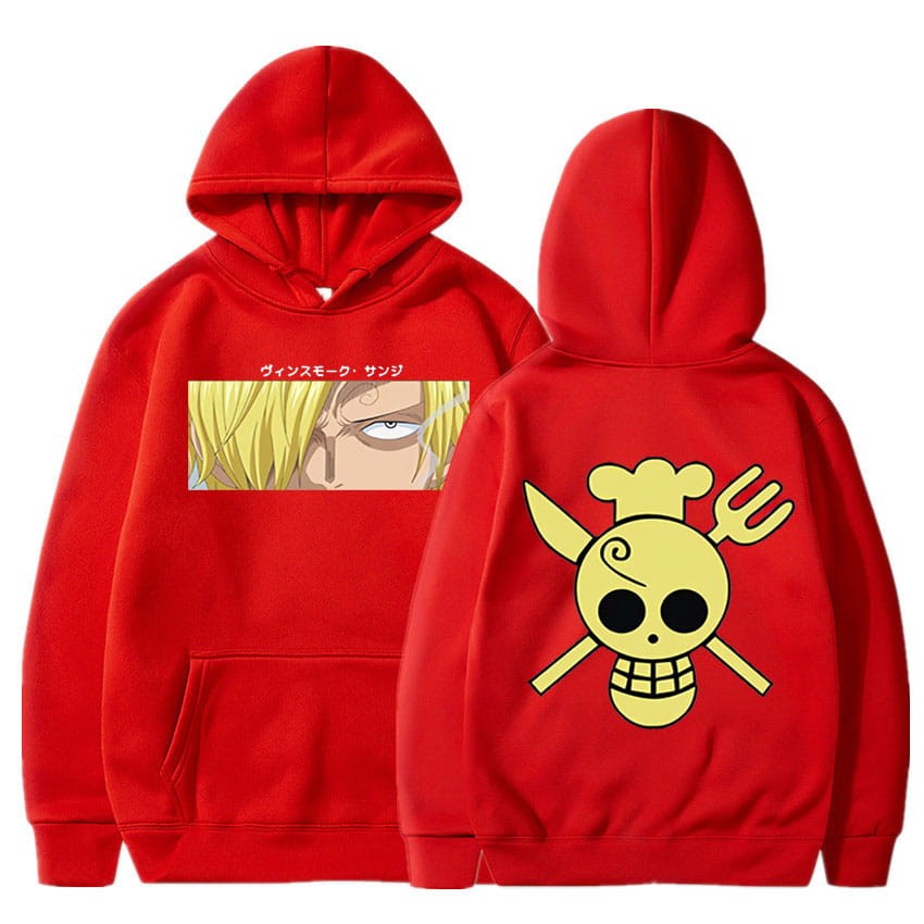 Anime Cotton Hoodie One Piece Sanji