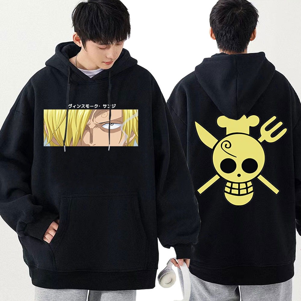 Anime Cotton Hoodie One Piece Sanji