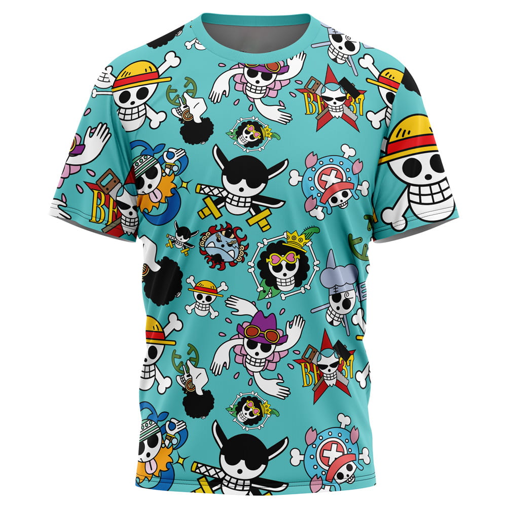 Anime 3D Full-Print T-Shirt One Piece