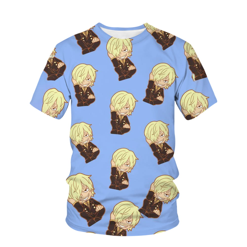 Anime 3D Full-Print T-Shirt One Piece