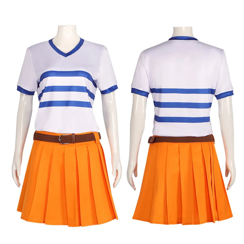 Anime Cosplay Costume One Piece Netflix - Nami Halloween