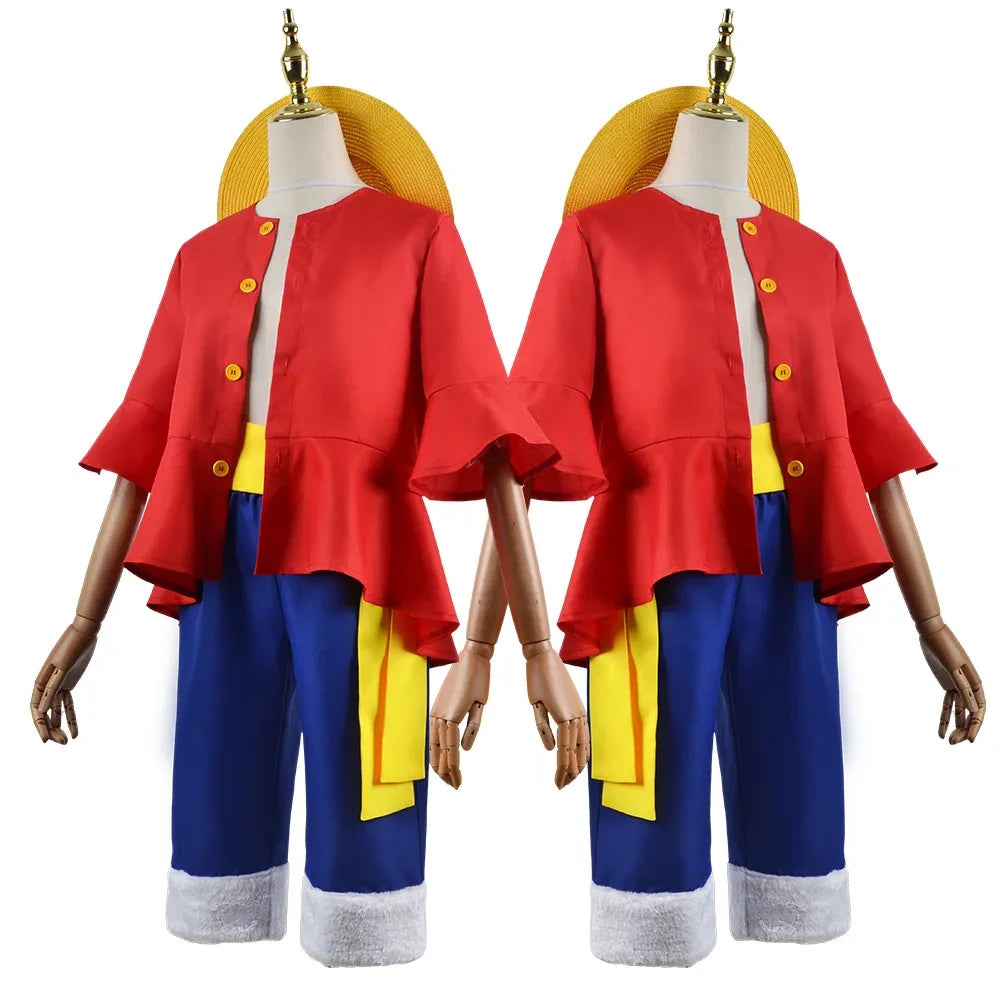 Anime Cosplay Costume One Piece - Monkey D. Luffy Halloween