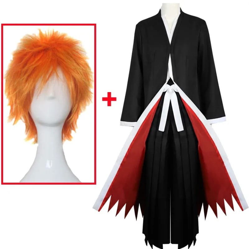 Anime Cosplay Costume Set Bleach - Ichigo Kurosaki Halloween