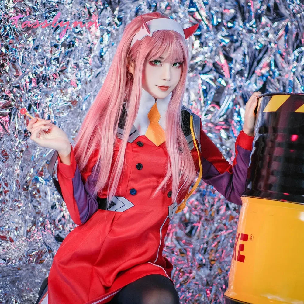 Anime Cosplay Costume Set Darling in the Franxx - Zero Two Halloween