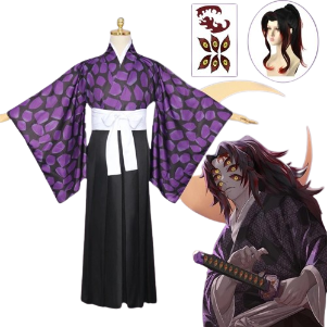 Anime Cosplay Costume Set Demon Slayer - Kokushibo Halloween