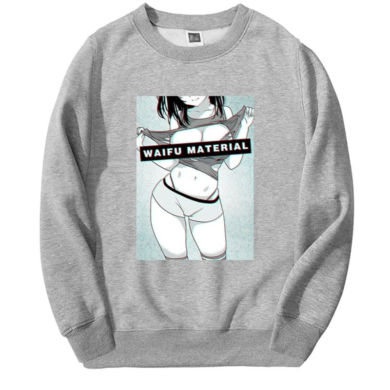 Manga Girl Hentai Waifu Anime Cotton Hoodie