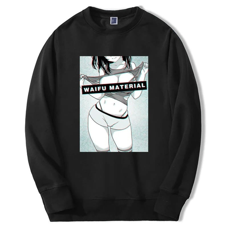 Manga Girl Hentai Waifu Anime Cotton Hoodie