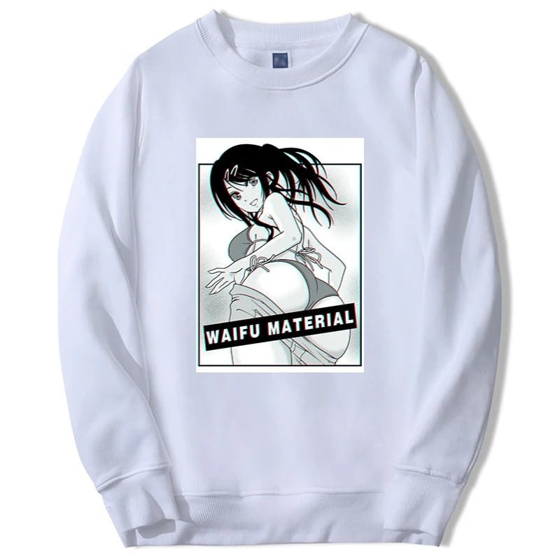 Manga Girl Hentai Waifu Anime Cotton Hoodie