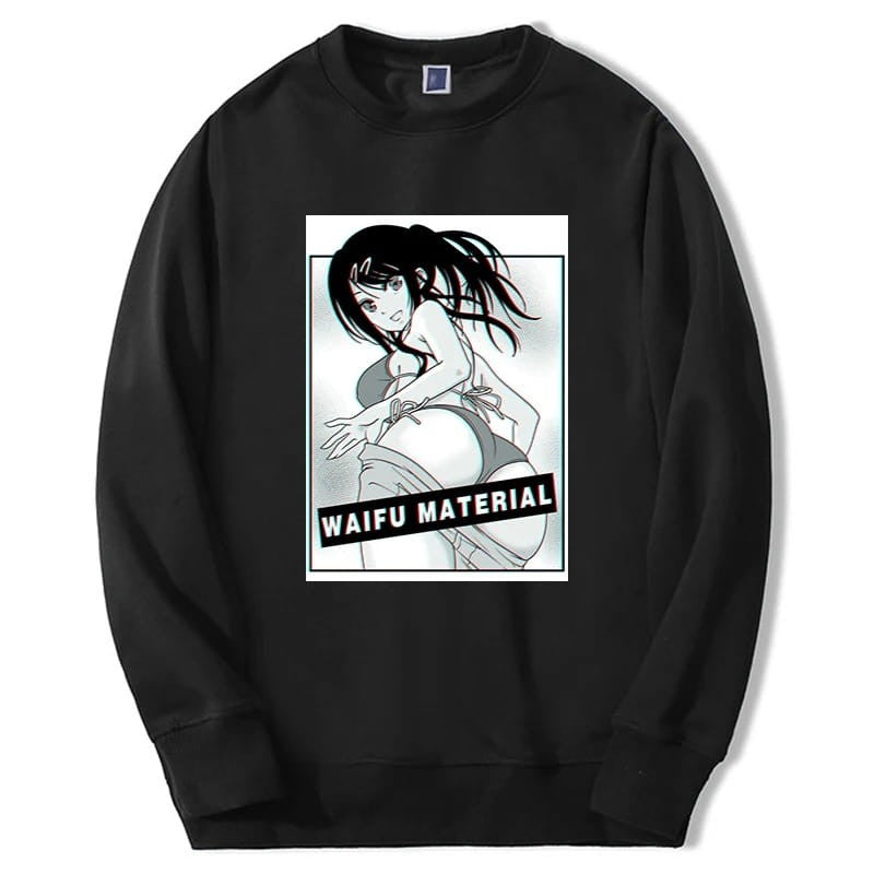 Manga Girl Hentai Waifu Anime Cotton Hoodie
