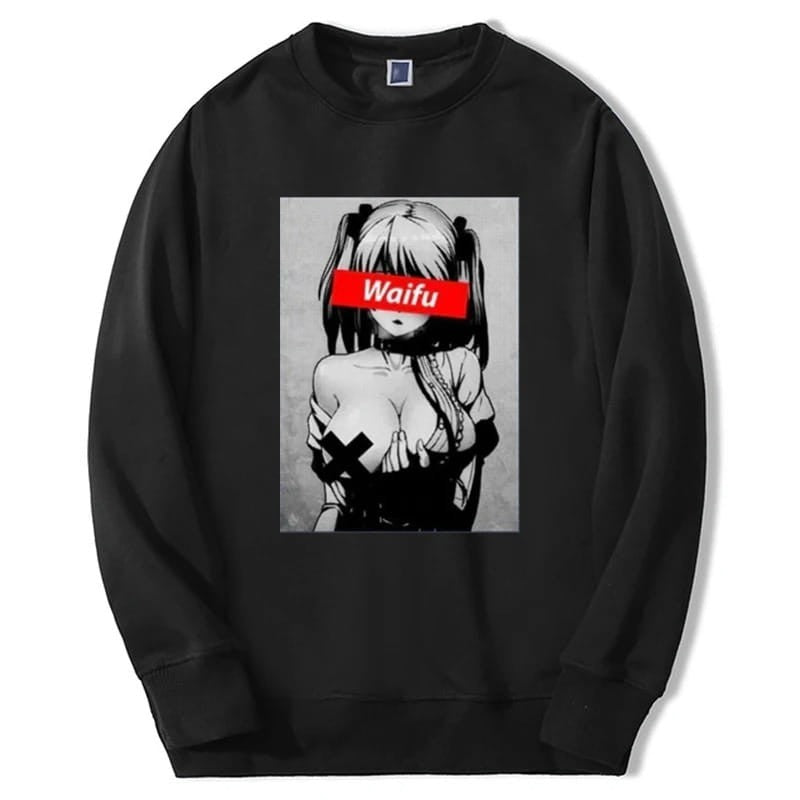 Manga Girl Hentai Waifu Anime Cotton Hoodie