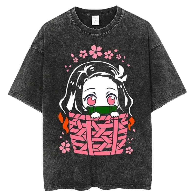 Anime T-Shirt DEMON SLAYER 100% Bawełna