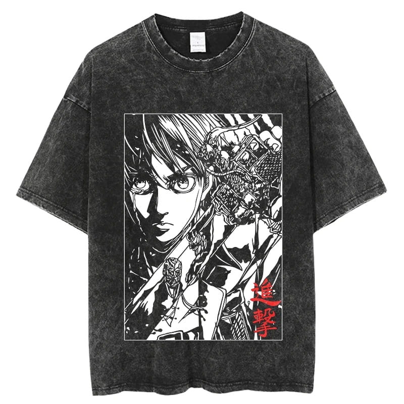 Koszulka Anime Attack on Titan 100%