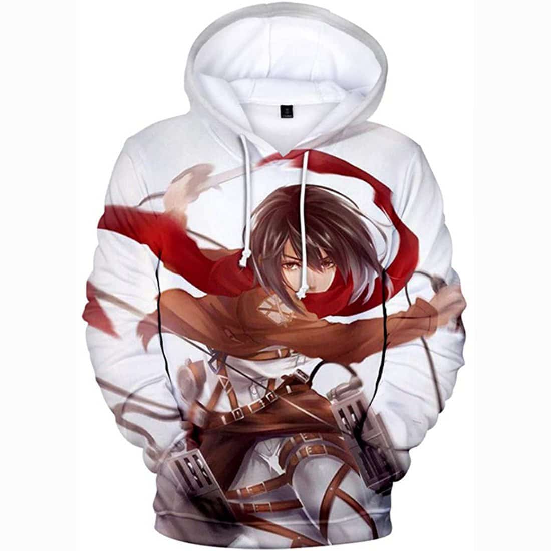 Bluza z kapturem Attack on Titan Anime z nadrukiem 3D