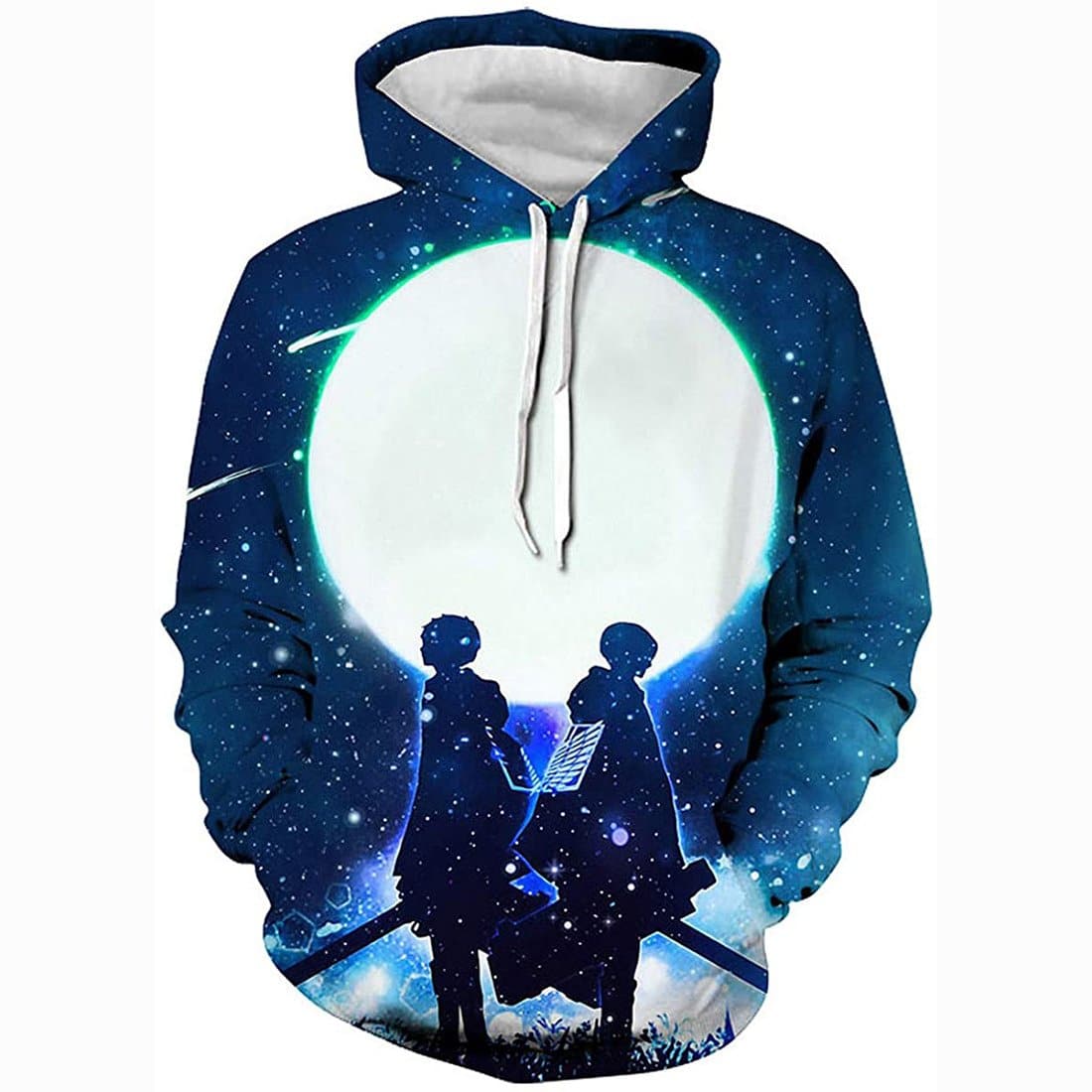 Bluza z kapturem z nadrukiem 3D Anime Attack on Titan