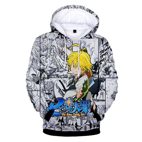 Seven Deadly Sins Anime 3D Print Hoodie