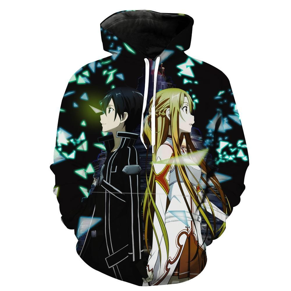 Sword Art Online Anime 3D Print Hoodie