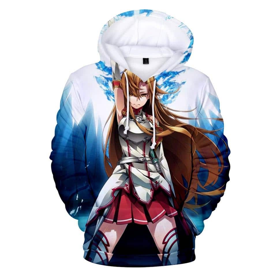 Sword Art Online Anime 3D Print Hoodie