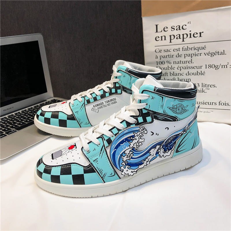 Anime High-Top Sports Sneakers Demon Slayer
