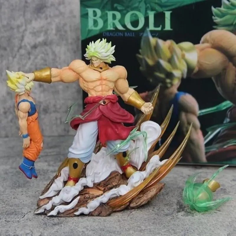 Dragon Ball Anime Figure - Broly i Son Goku