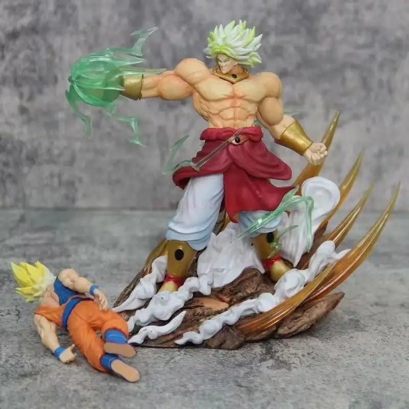 Dragon Ball Anime Figure - Broly i Son Goku