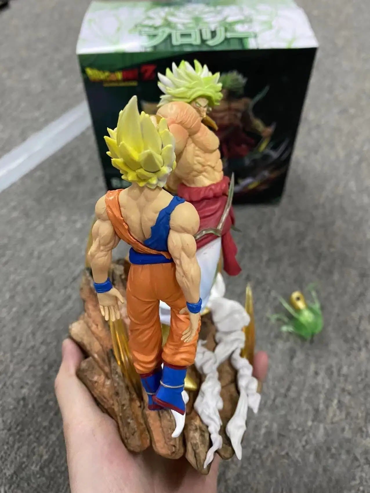Dragon Ball Anime Figure - Broly i Son Goku