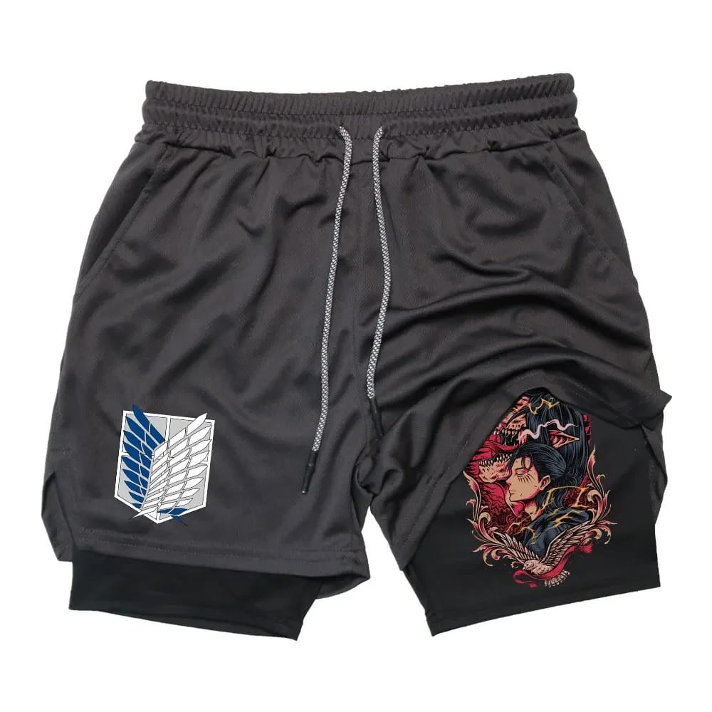 Attack on Titan Anime Summer Sports Shorts