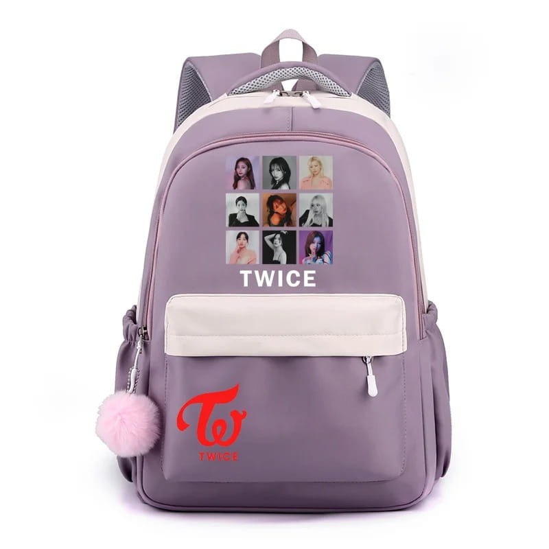 Twice School Backpack K-Pop Colors