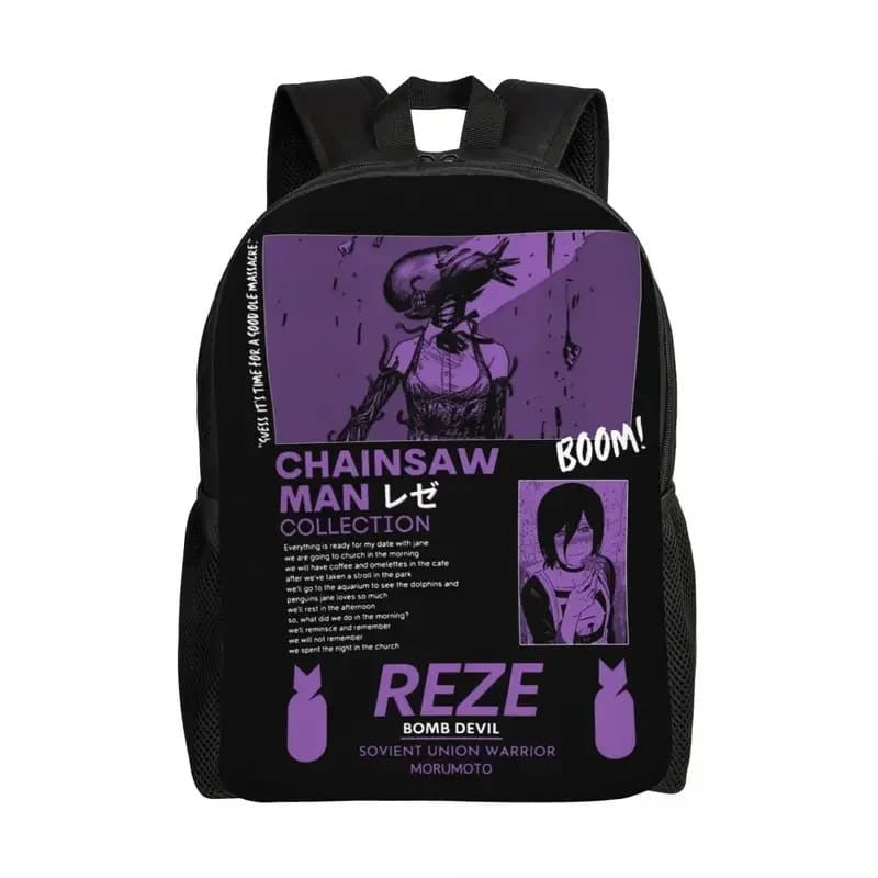 Anime School Backpack Chainsaw man
